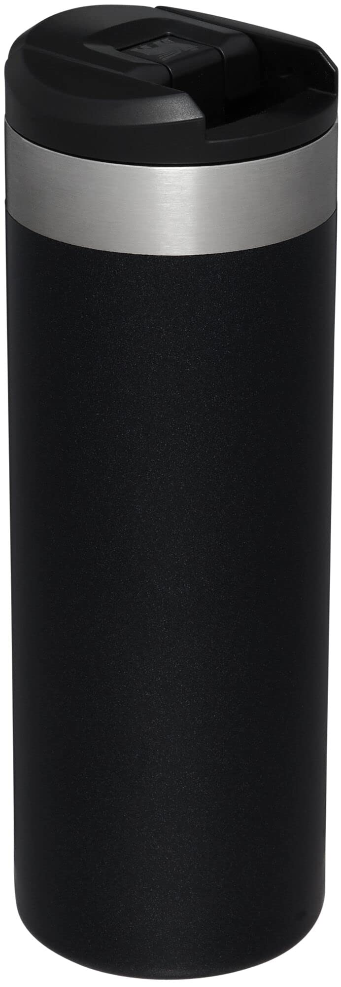 Stanley AeroLight Transit Bottle 20 oz | Locking Drink Through Lid | Leak Resistant Water Bottle or Coffee Travel Mug | Lightweight Insulated Stainless Steel | BPA - Free | Black - 7DAY'S