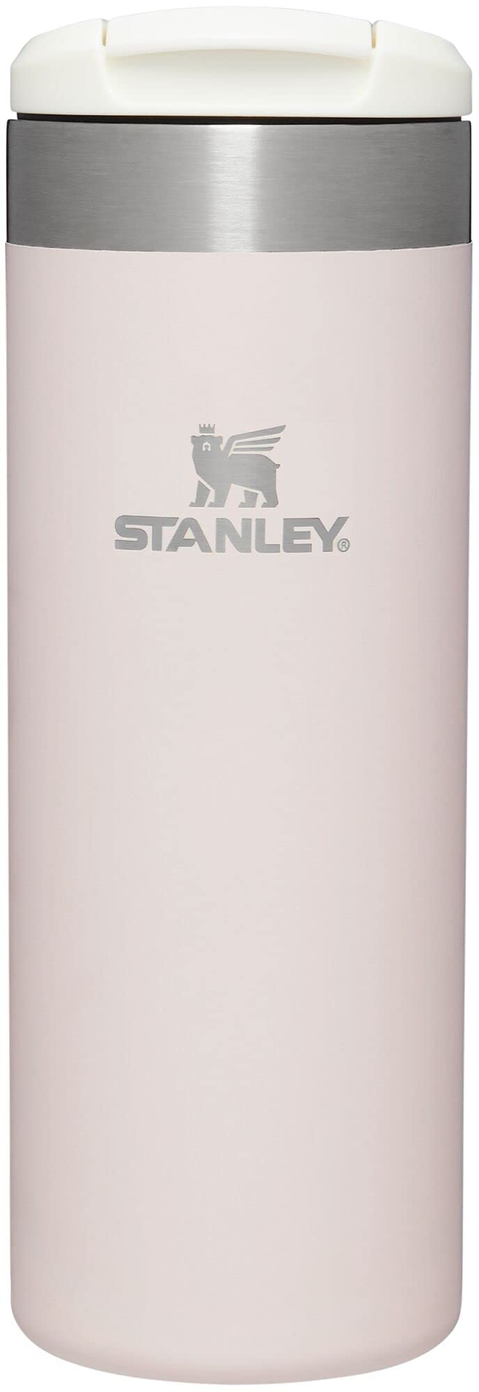 Stanley AeroLight Transit Bottle 20 oz | Locking Drink Through Lid | Leak Resistant Water Bottle or Coffee Travel Mug | Lightweight Insulated Stainless Steel | BPA - Free | Black - 7DAY'S