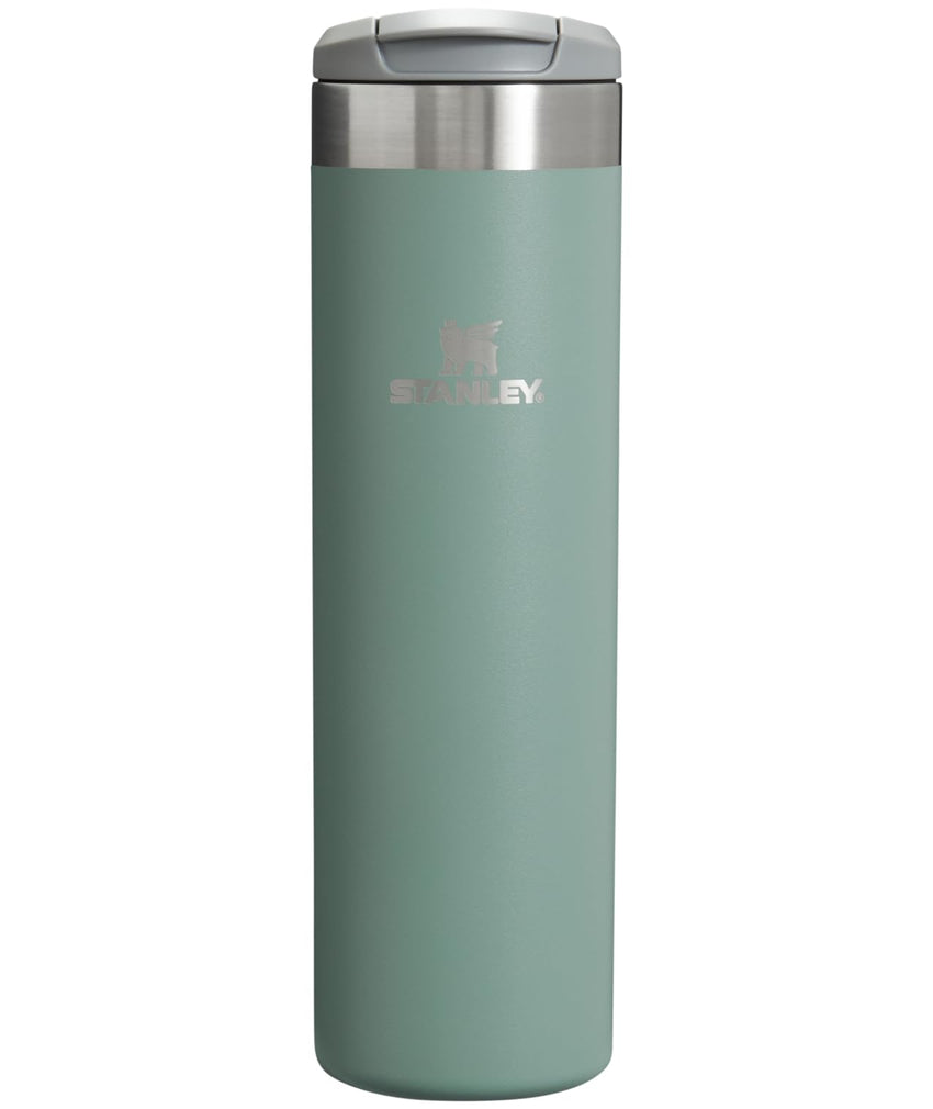 Stanley AeroLight Transit Bottle 20 oz | Locking Drink Through Lid | Leak Resistant Water Bottle or Coffee Travel Mug | Lightweight Insulated Stainless Steel | BPA - Free | Black - 7DAY'S