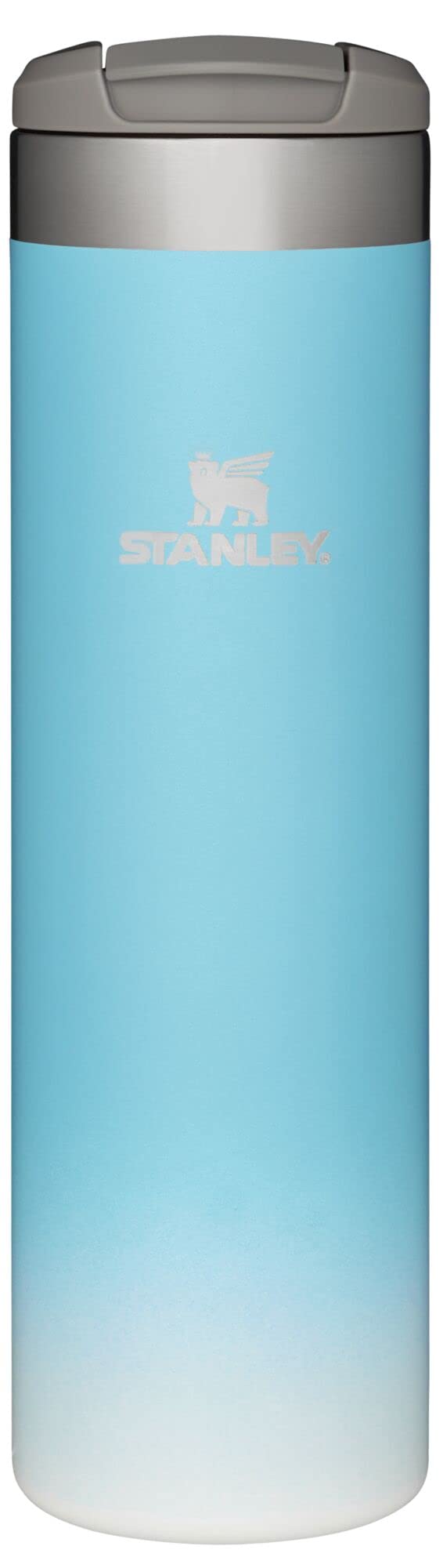 Stanley AeroLight Transit Bottle 20 oz | Locking Drink Through Lid | Leak Resistant Water Bottle or Coffee Travel Mug | Lightweight Insulated Stainless Steel | BPA - Free | Black - 7DAY'S