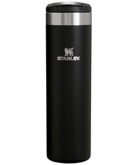 Stanley AeroLight Transit Bottle 20 oz | Locking Drink Through Lid | Leak Resistant Water Bottle or Coffee Travel Mug | Lightweight Insulated Stainless Steel | BPA - Free | Black - 7DAY'S