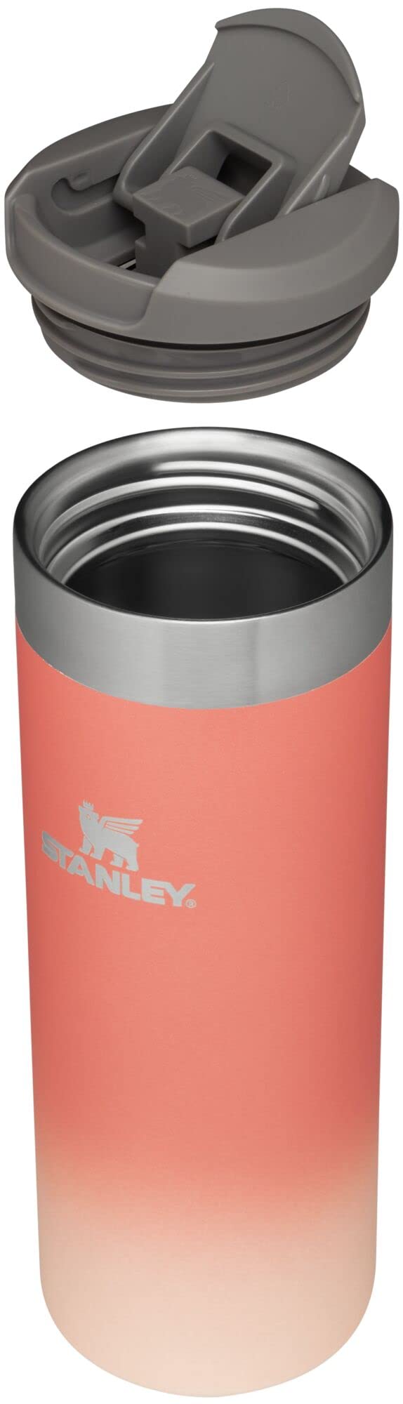 Stanley AeroLight Transit Bottle 20 oz | Locking Drink Through Lid | Leak Resistant Water Bottle or Coffee Travel Mug | Lightweight Insulated Stainless Steel | BPA - Free | Black - 7DAY'S