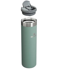 Stanley AeroLight Transit Bottle 20 oz | Locking Drink Through Lid | Leak Resistant Water Bottle or Coffee Travel Mug | Lightweight Insulated Stainless Steel | BPA - Free | Black - 7DAY'S