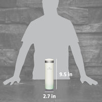 Stanley AeroLight Transit Bottle 20 oz | Locking Drink Through Lid | Leak Resistant Water Bottle or Coffee Travel Mug | Lightweight Insulated Stainless Steel | BPA - Free | Black - 7DAY'S
