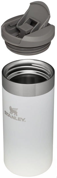 Stanley AeroLight Transit Bottle 20 oz | Locking Drink Through Lid | Leak Resistant Water Bottle or Coffee Travel Mug | Lightweight Insulated Stainless Steel | BPA - Free | Black - 7DAY'S