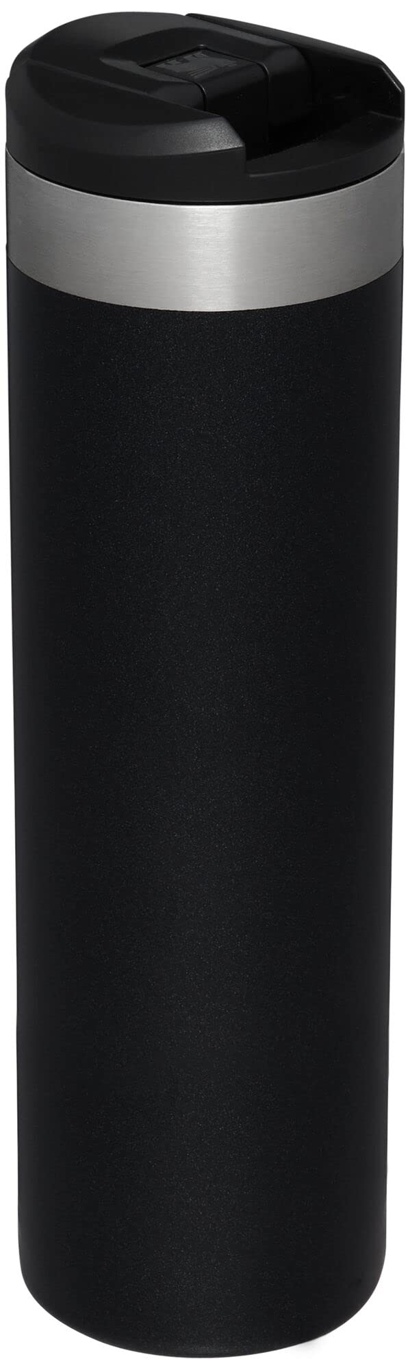 Stanley AeroLight Transit Bottle 20 oz | Locking Drink Through Lid | Leak Resistant Water Bottle or Coffee Travel Mug | Lightweight Insulated Stainless Steel | BPA - Free | Black - 7DAY'S