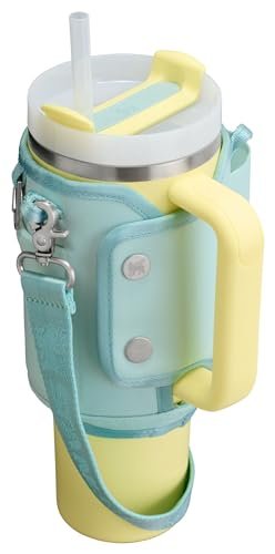 Stanley All Day Quencher Carry All for 40 oz Tumbler with Handle | Crossbody Bag with Phone Holder Pocket, Card Sleeve & Detachable Strap | Water Bottle Carrier Bag | BPA - Free | - 7DAY'S