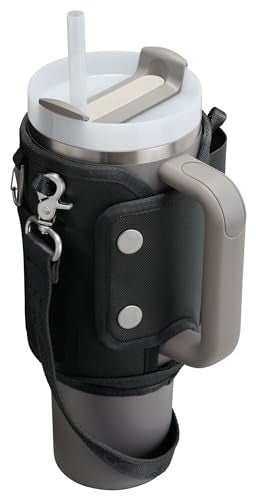 Stanley All Day Quencher Carry All for 40 oz Tumbler with Handle | Crossbody Bag with Phone Holder Pocket, Card Sleeve & Detachable Strap | Water Bottle Carrier Bag | BPA - Free | - 7DAY'S
