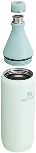 STANLEY All Day Slim Bottle 20 - 34 OZ | Twist off Lid with Leakproof Seal | Slim Design for Travel & Gym | Insulated Stainless Steel | BPA - Free - 7DAY'S