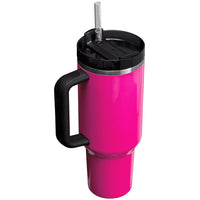 Stanley Cup 40oz with handle Stainless Steel Vacuum Insulated Tumbler Stanley Dupes Copo Termico Stanley ( Electric Pink ) - 7DAY'S