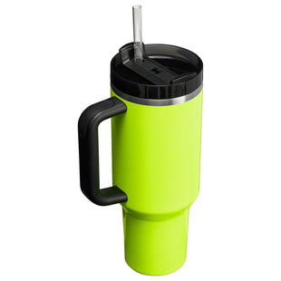 Stanley Cup 40oz with handle Stainless Steel Vacuum Insulated Tumbler Stanley Dupes Copo Termico Stanley ( Neon Yellow ) - 7DAY'S