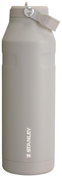 Stanley IceFlow Flip Straw 2.0 Water Bottle 24 oz | Built - In Straw for Travel and Sports | Lightweight and Leak Resistant | Insulated Stainless Steel | BPA - Free | Strawberry Cream - 7DAY'S