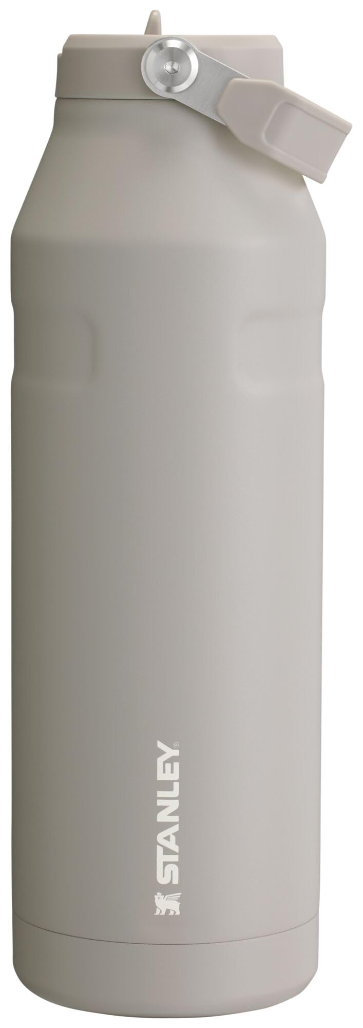 Stanley IceFlow Flip Straw 2.0 Water Bottle 24 oz | Built - In Straw for Travel and Sports | Lightweight and Leak Resistant | Insulated Stainless Steel | BPA - Free | Strawberry Cream - 7DAY'S