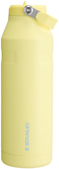 Stanley IceFlow Flip Straw 2.0 Water Bottle 24 oz | Built - In Straw for Travel and Sports | Lightweight and Leak Resistant | Insulated Stainless Steel | BPA - Free | Strawberry Cream - 7DAY'S