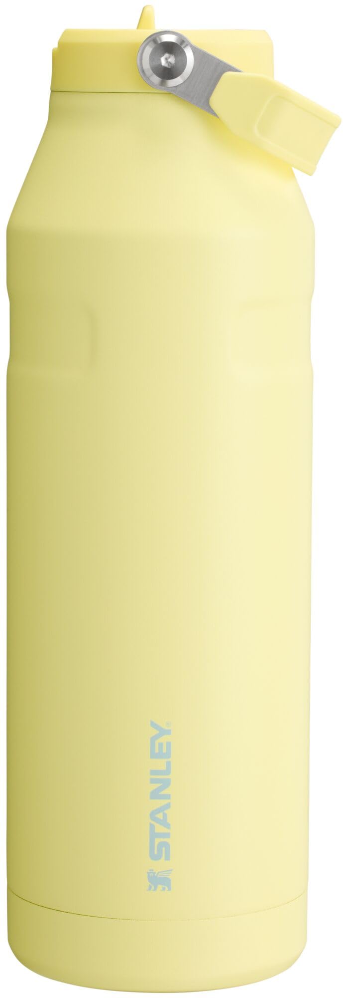 Stanley IceFlow Flip Straw 2.0 Water Bottle 24 oz | Built - In Straw for Travel and Sports | Lightweight and Leak Resistant | Insulated Stainless Steel | BPA - Free | Strawberry Cream - 7DAY'S