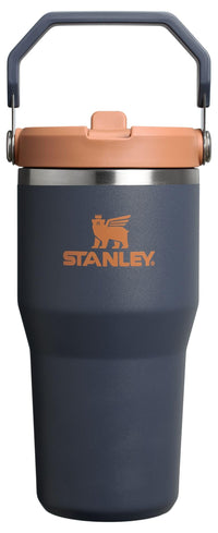 Stanley IceFlow Stainless Steel Tumbler - Vacuum Insulated Water Bottle for Home, Office or Car Reusable Cup with Straw Leak Resistant Flip Cold for 12 Hours or Iced for 2 Days, Navy, 30oz - 7DAY'S