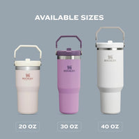 Stanley IceFlow Stainless Steel Tumbler - Vacuum Insulated Water Bottle for Home, Office or Car Reusable Cup with Straw Leak Resistant Flip Cold for 12 Hours or Iced for 2 Days, Navy, 30oz - 7DAY'S