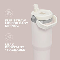 Stanley IceFlow Stainless Steel Tumbler - Vacuum Insulated Water Bottle for Home, Office or Car Reusable Cup with Straw Leak Resistant Flip Cold for 12 Hours or Iced for 2 Days, Navy, 30oz - 7DAY'S