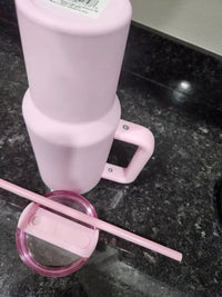 Stanley X Starbucks Pink Rose 40oz + free Silicone 3pcs + free 1 Extra straw - 7DAY'S