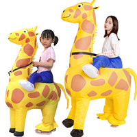 Thanksgiving ET - Aliens Giraffe Inflatable costume Cosplay costume Funny Blow Up Suit Party costume Fancy Dress Halloween Costume for Adult Jumpsuit - 7DAY'S