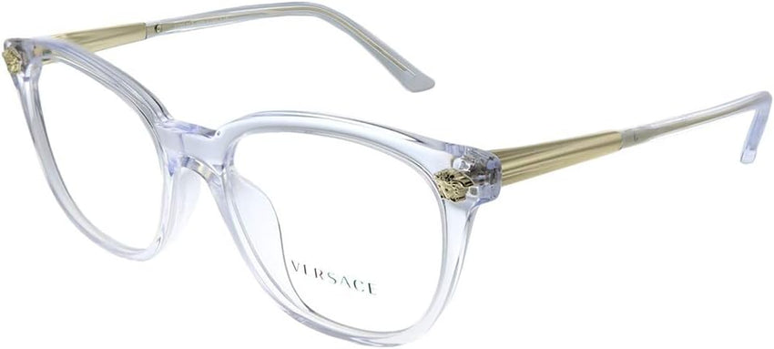 Versace VE 3242A 148 Transparent Plastic Round Eyeglasses 54mm - 7DAY'S