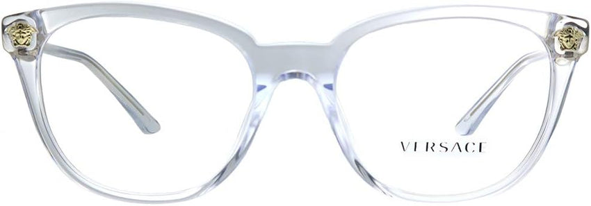 Versace VE 3242A 148 Transparent Plastic Round Eyeglasses 54mm - 7DAY'S