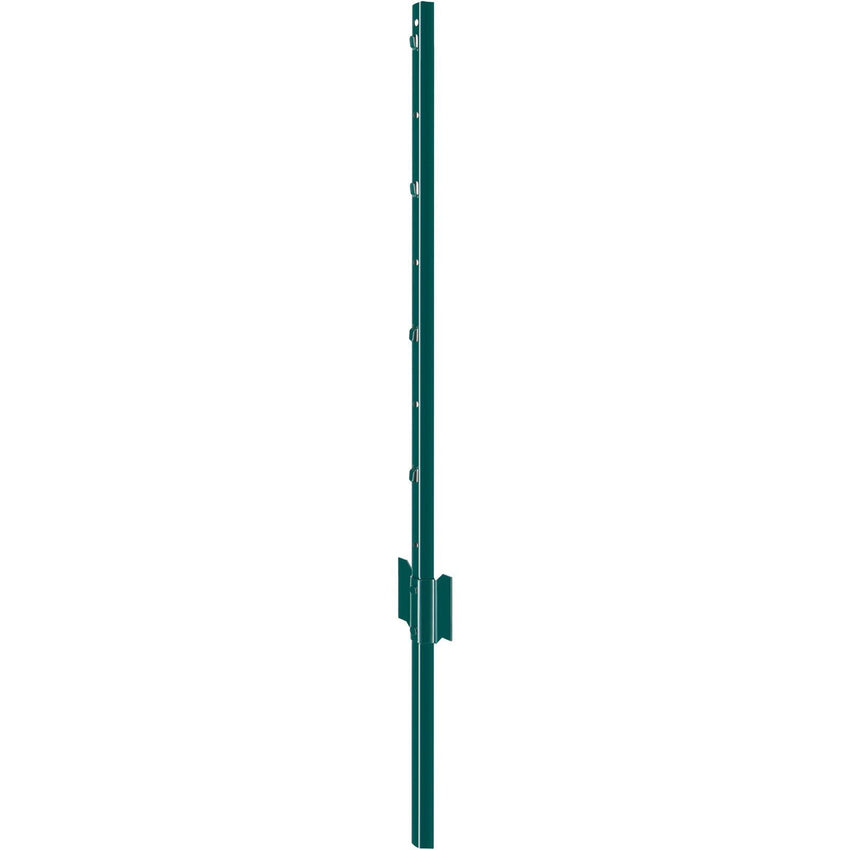 VEVOR 3 Feet Fence Post 10 Pack T - Post Heavy Duty Metal Fence Posts Green - 7DAY'S