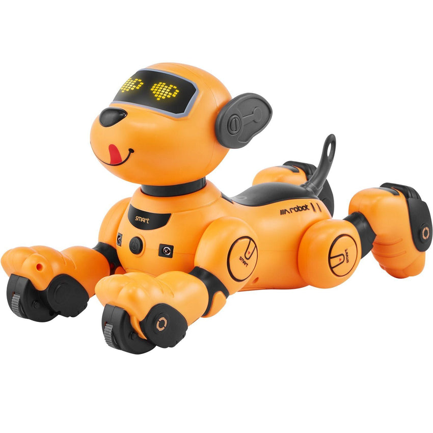 VEVOR RC Robot Dog Toy Talking Dancing Touch & Voice Remote Control Programmable - 7DAY'S