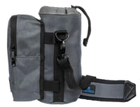 Water Bottle Holder Carrier Bottle Cooler w Adjustable Shoulder Strap and Front Pockets Suitable for 16 oz to 25oz Bottles Gray - 7DAY'S