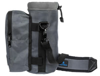 Water Bottle Holder Carrier Bottle Cooler w Adjustable Shoulder Strap and Front Pockets Suitable for 16 oz to 25oz Bottles Gray - 7DAY'S