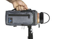 Water Bottle Holder Carrier Bottle Cooler w Adjustable Shoulder Strap and Front Pockets Suitable for 16 oz to 25oz Bottles Gray - 7DAY'S