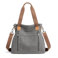 Women Totes All - match Portable Large - capacity Female Canvas Bag Female Casual Shoulder Bags - 7DAY'S