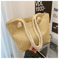 Women's Fashion Straw Large Capacity Shoulder Handbag - 7DAY'S