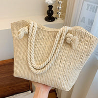 Women's Fashion Straw Large Capacity Shoulder Handbag - 7DAY'S