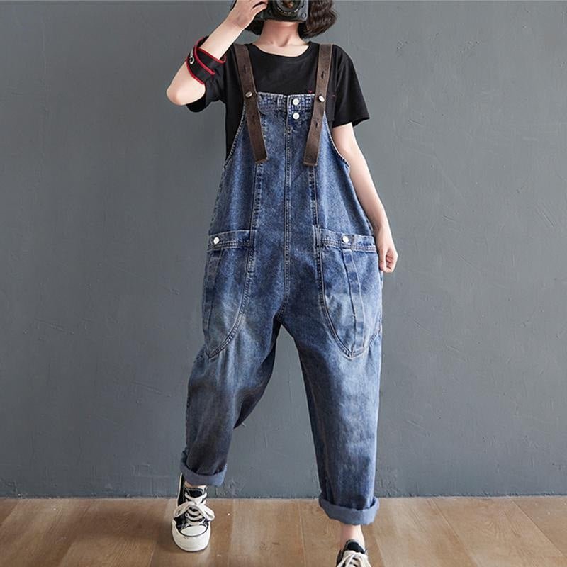 Women's Loose Overalls And Slim Student's Overalls - 7DAY'S