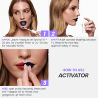 Wonderskin Wonder Blading Lip Stain Masque Activator - 7DAY'S