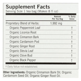 Yogi Egyptian Licorice - Mint - Case Of 6 - 16 Bags - 7DAY'S
